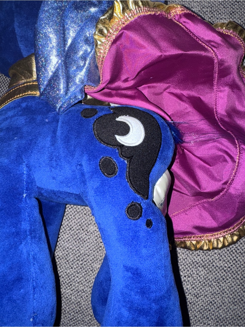 Unicorn Pegasus 2015 Build a Bear My Little Pony Princess Luna with Skirt 18. - Picture 7 of 15